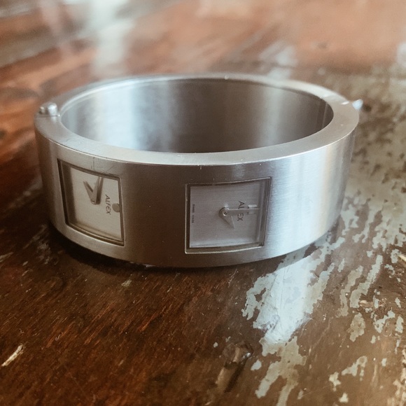 Alfex Accessories - Alfex | Dual Time Zone Cuff Watch